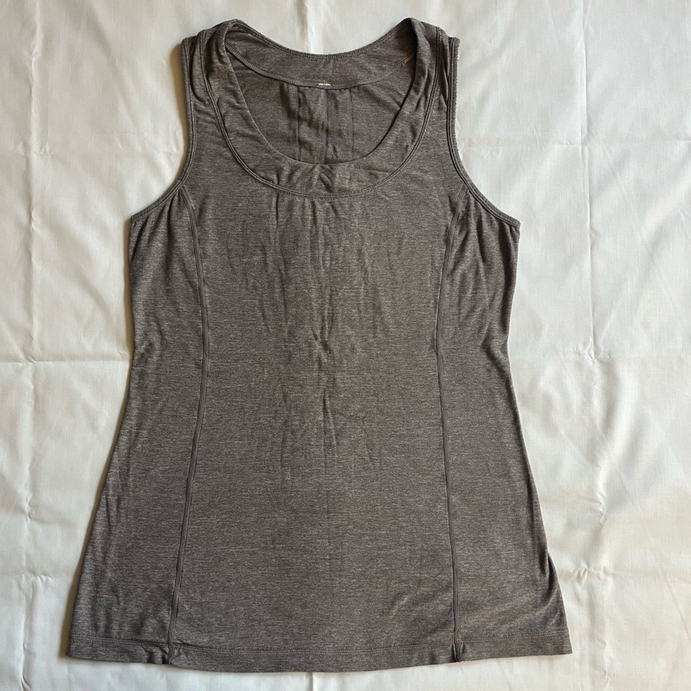 Lululemon. Size 10. Purple/Gray Tank Top.